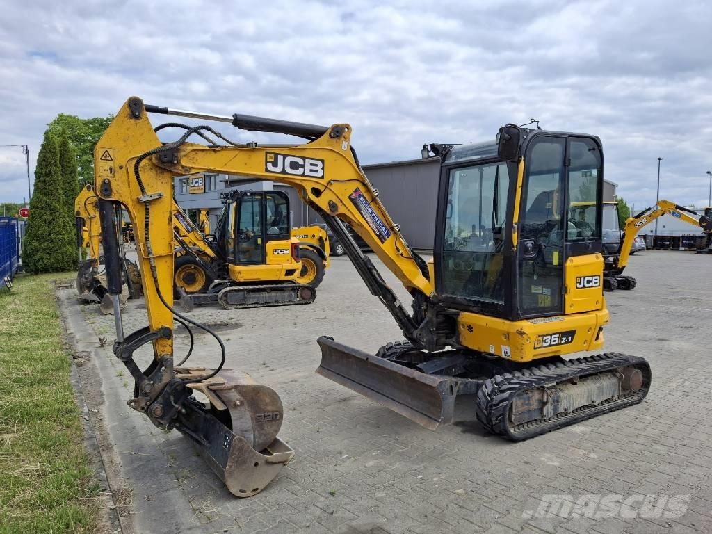 JCB 35Z-1 Mini ekskavatörler, 7 tona dek