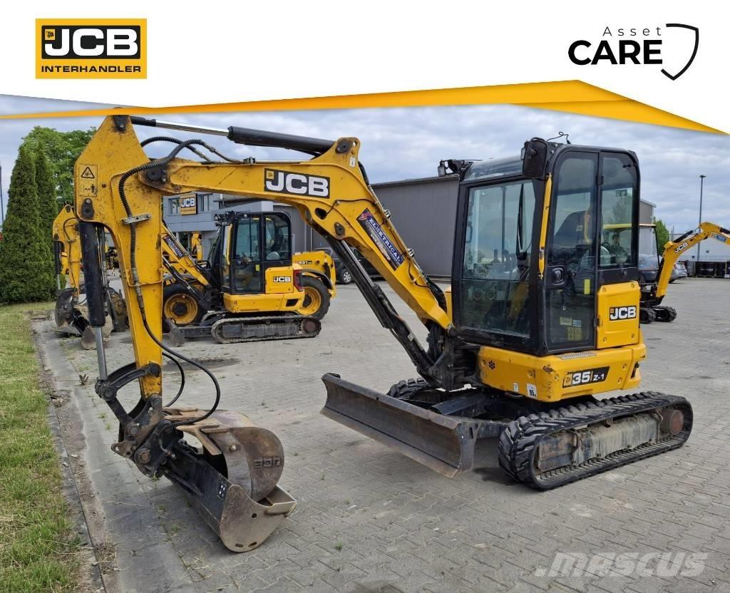 JCB 35Z-1 Mini ekskavatörler, 7 tona dek