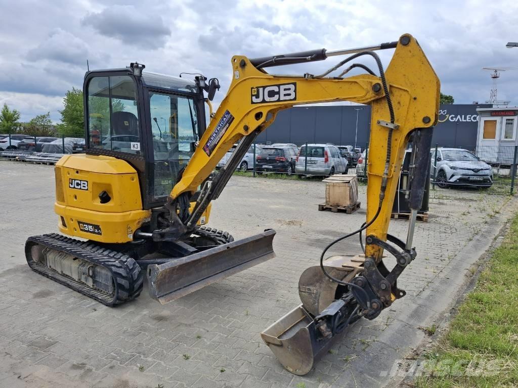 JCB 35Z-1 Mini ekskavatörler, 7 tona dek