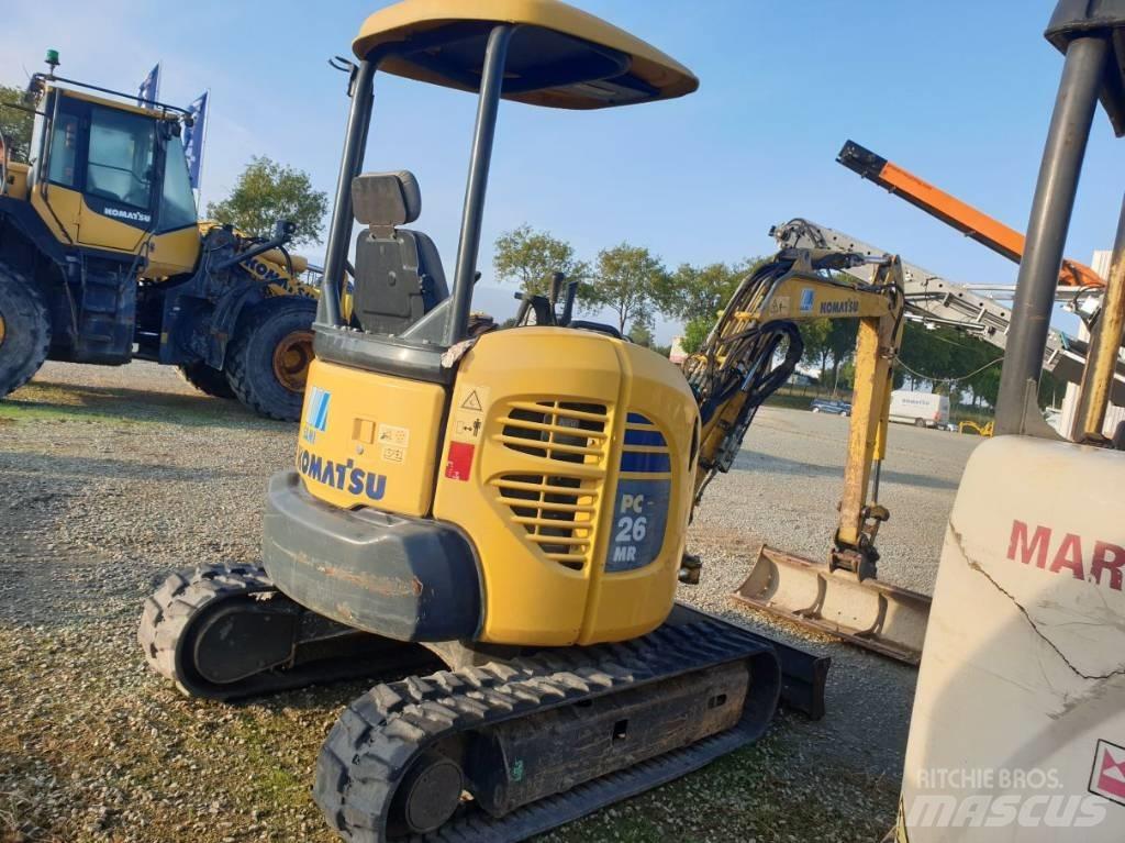 Komatsu PC26MR-3 Mini ekskavatörler, 7 tona dek