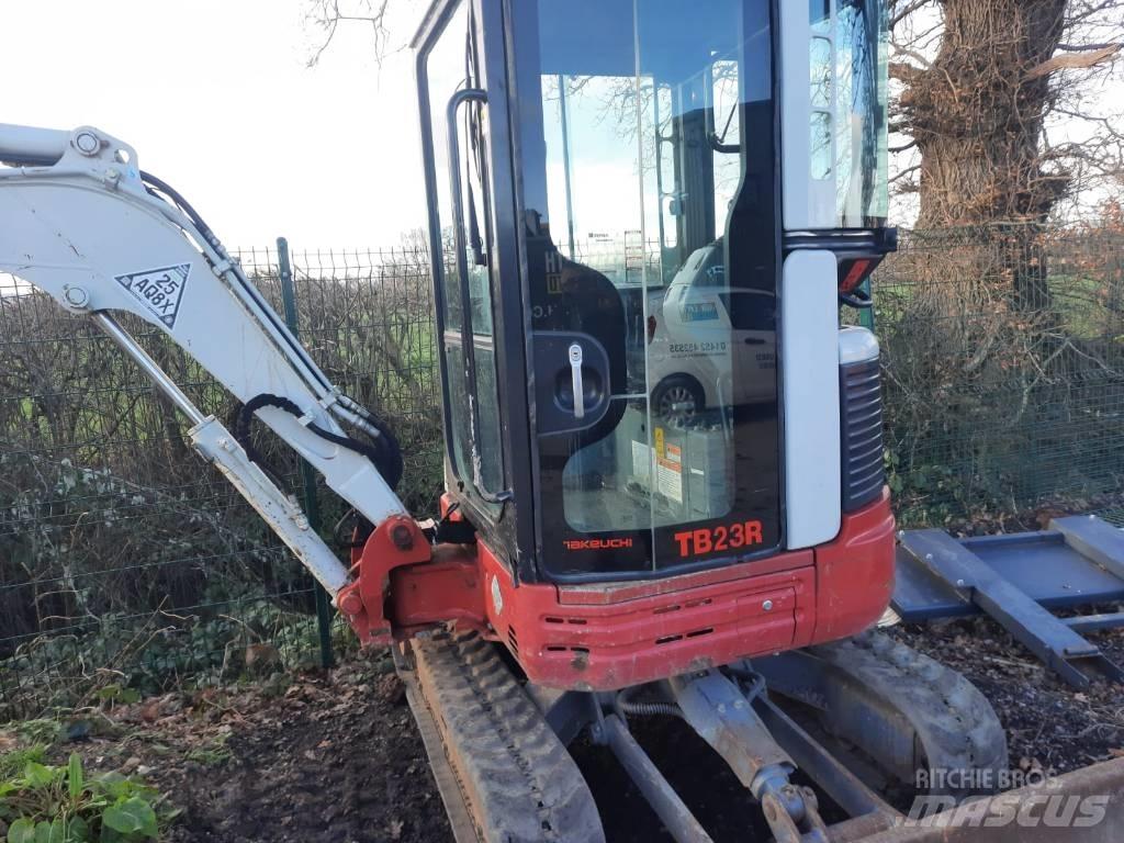Takeuchi TB23 Mini ekskavatörler, 7 tona dek