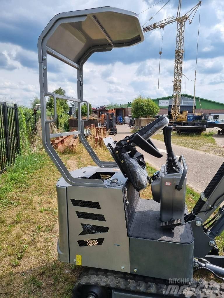 WCM LT10 Mini ekskavatörler, 7 tona dek