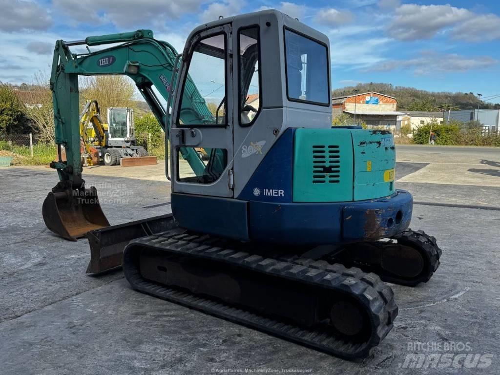 IHI 80 NX Mini ekskavatörler, 7 tona dek