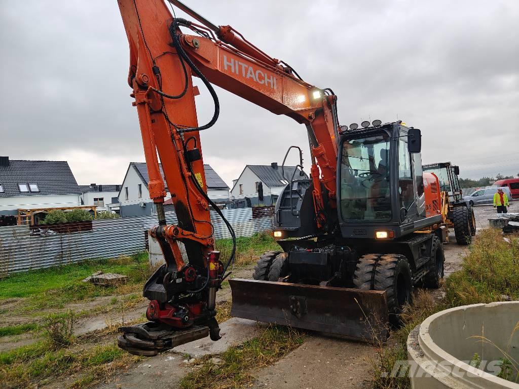 Hitachi ZX 140 W-5 Lastik tekerli ekskavatörler