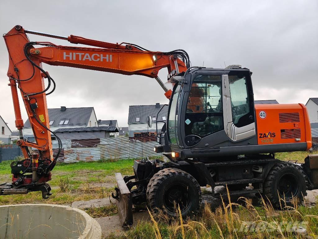 Hitachi ZX 140 W-5 Lastik tekerli ekskavatörler