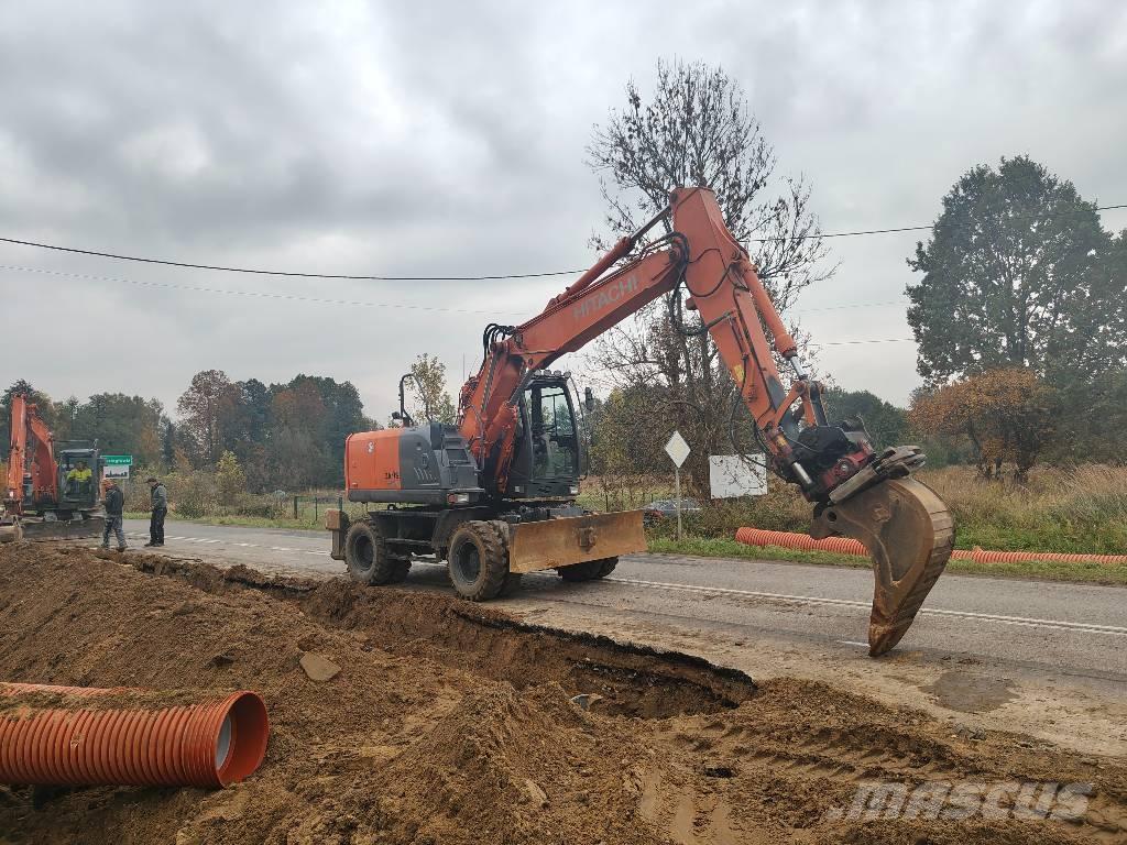 Hitachi ZX 140 W-5 Lastik tekerli ekskavatörler