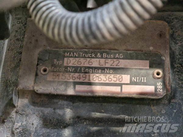 MAN D2676 LF22 Motorlar