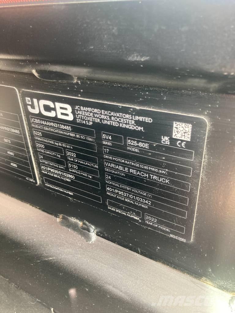 JCB 525-60 E Teleskopik yükleyiciler