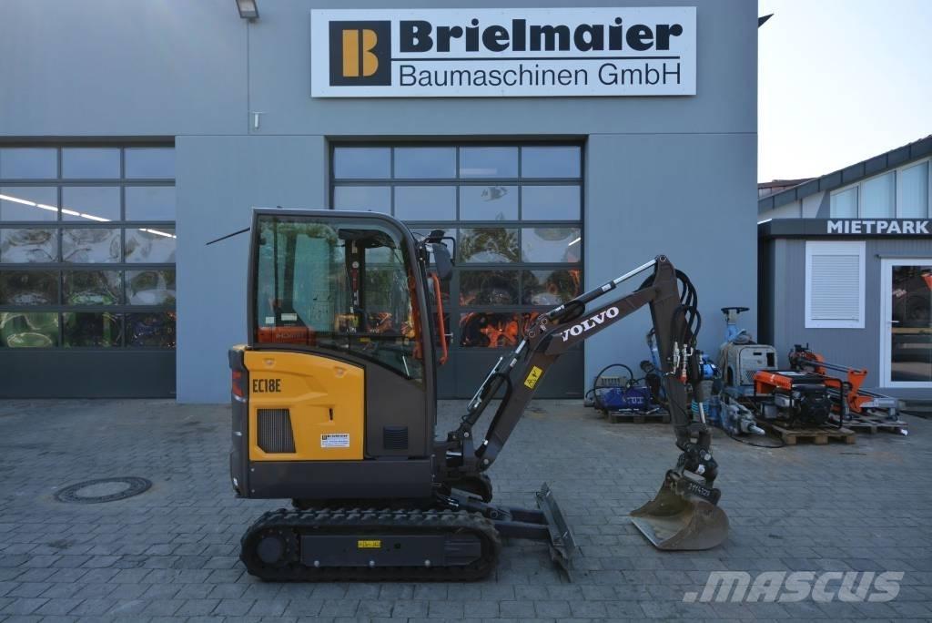 Volvo EC 18 E Mini ekskavatörler, 7 tona dek