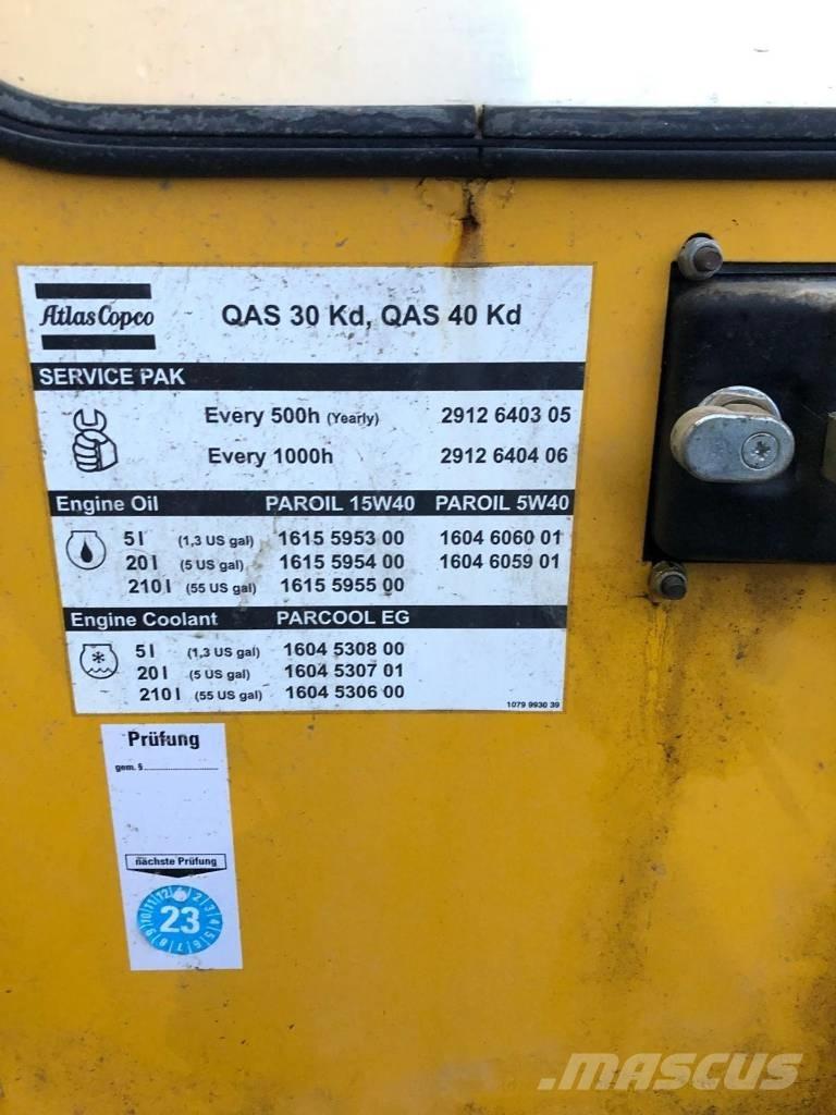 Atlas Copco QAS 30 Dizel Jeneratörler