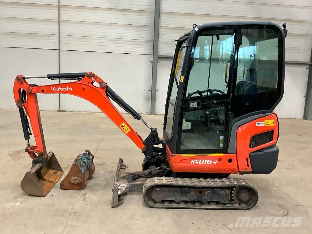 Kubota KX 016-4 Mini ekskavatörler, 7 tona dek