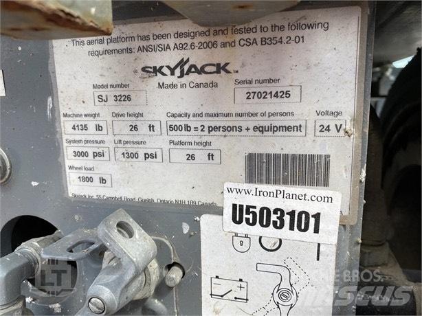 SkyJack SJ III 3226 Makasli platformlar