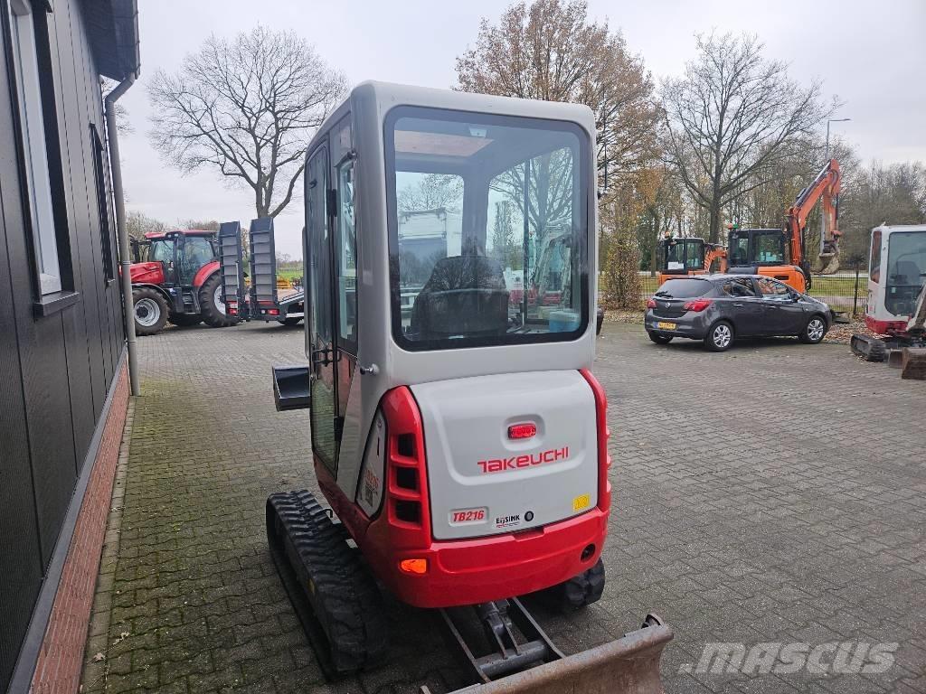 Takeuchi TB216 Mini ekskavatörler, 7 tona dek