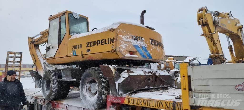 CAT Zeppelin ZM 19 Lastik tekerli ekskavatörler