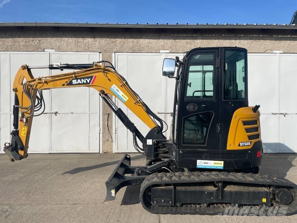 Sany SY 50 U Mini ekskavatörler, 7 tona dek
