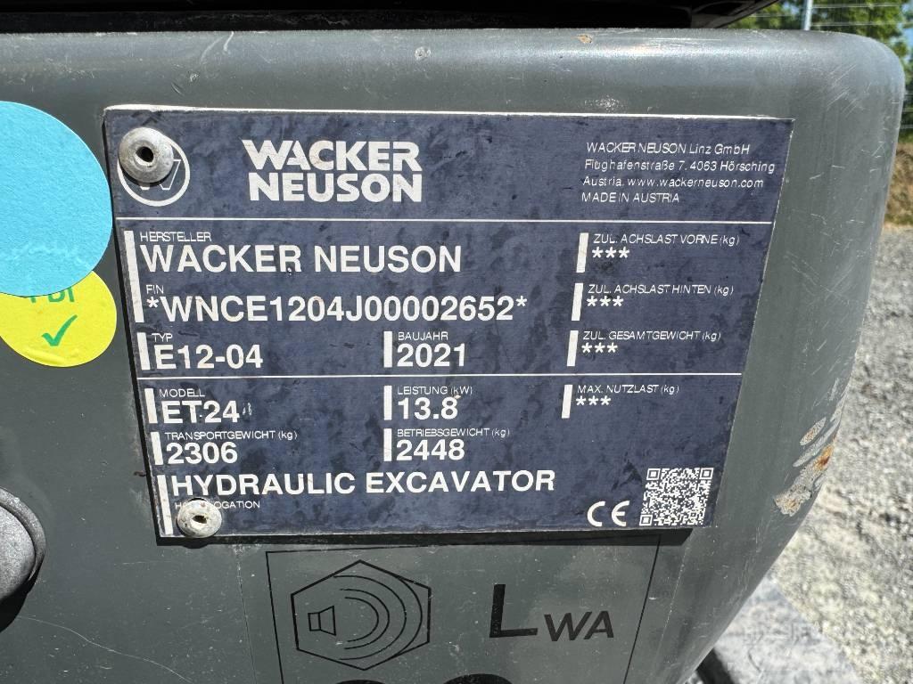 Wacker Neuson ET24 Paletli ekskavatörler