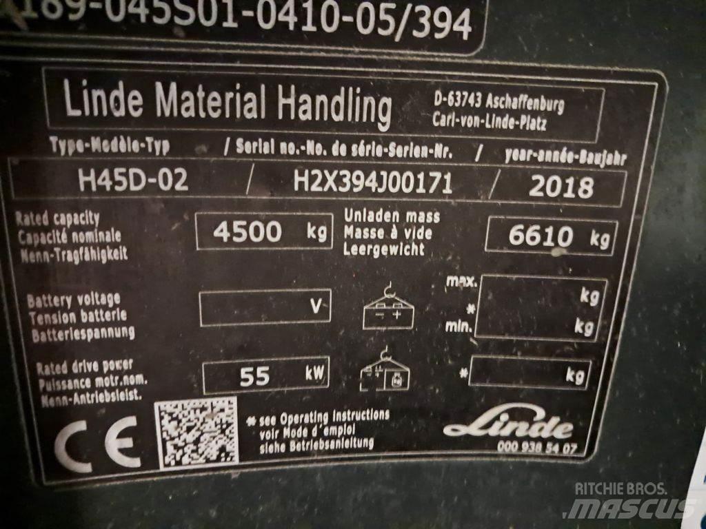 Linde H45D-02 Dizel forkliftler