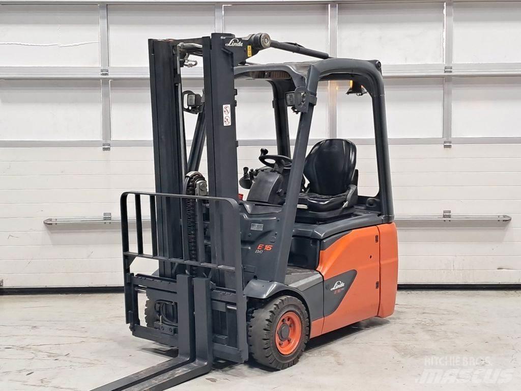 Linde E16C-02 Elektrikli forkliftler