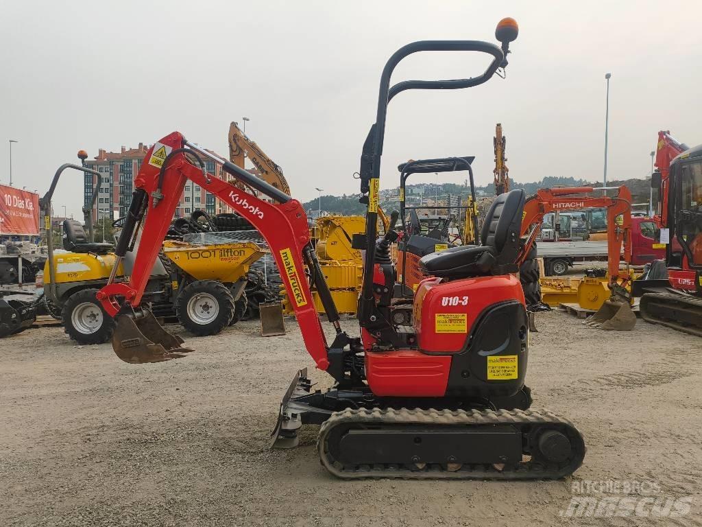Kubota U 10-3 Mini ekskavatörler, 7 tona dek