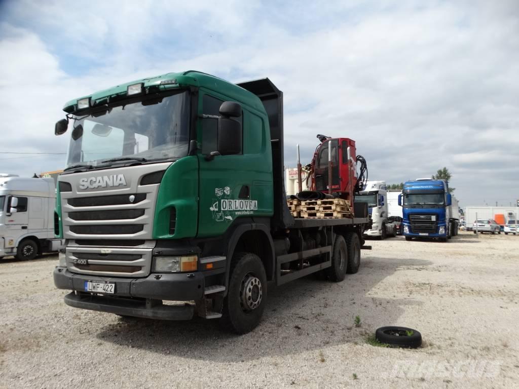 Scania G400 Araç üzeri vinçler