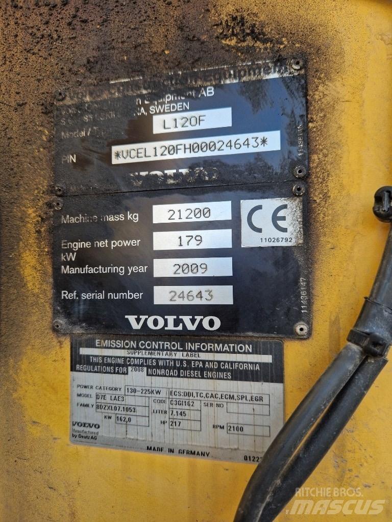 Volvo L 120 F Tekerlekli yükleyiciler