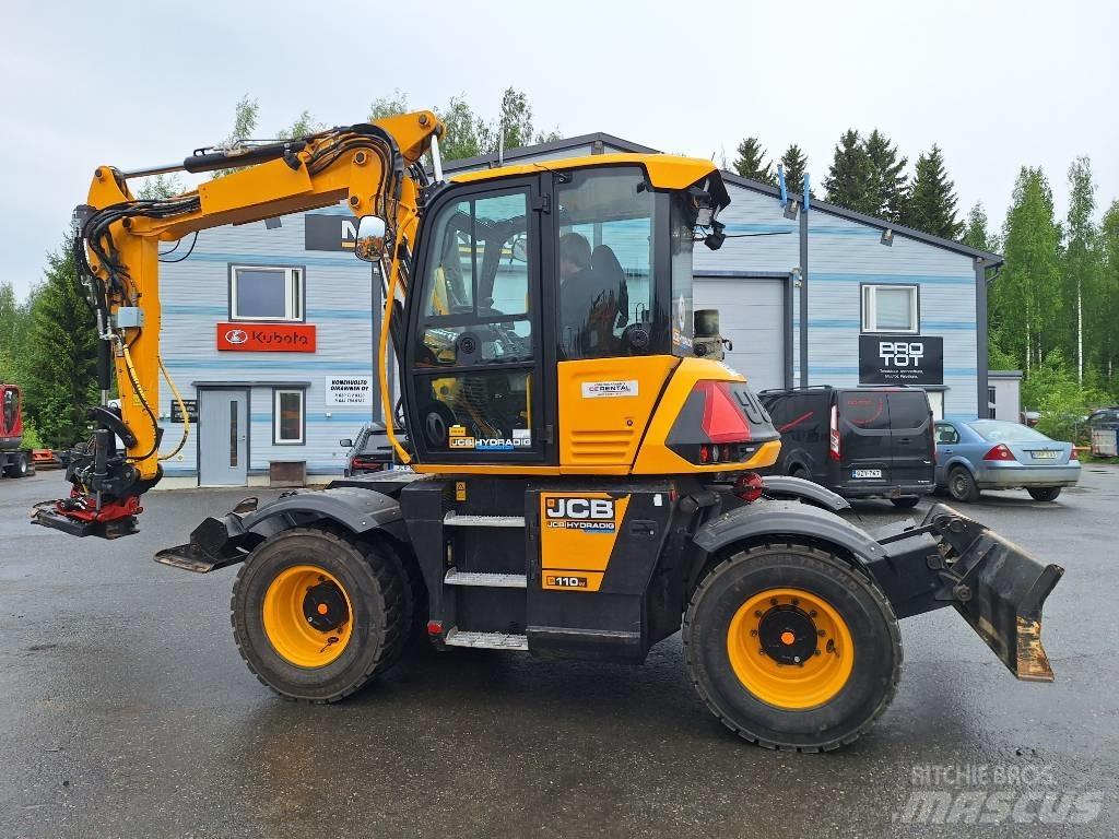 JCB Hydradig 110 W Lastik tekerli ekskavatörler
