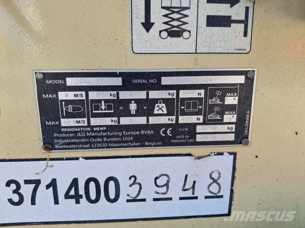 JLG 2646ES Makasli platformlar