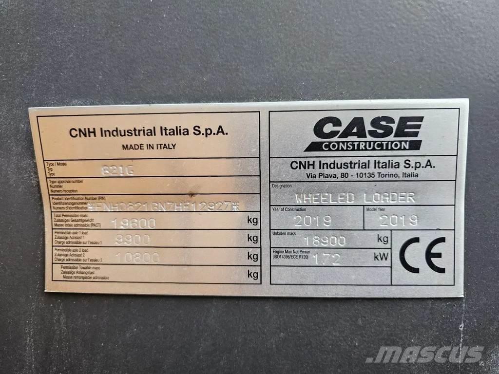 CASE 821G Tekerlekli yükleyiciler