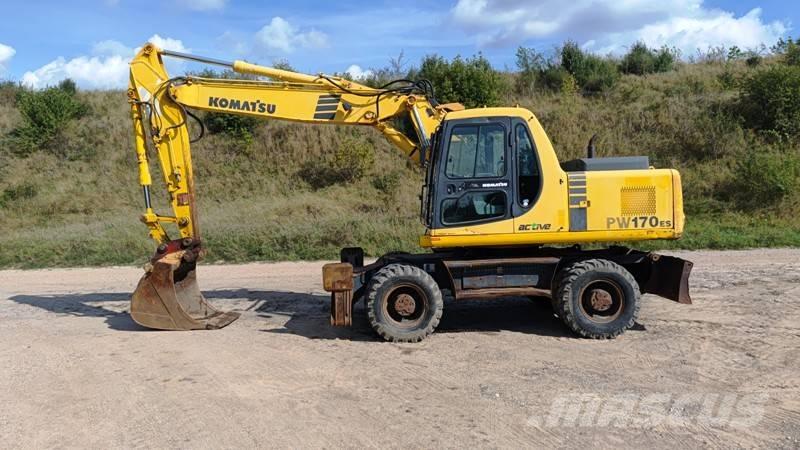 Komatsu PW 170-6 Lastik tekerli ekskavatörler