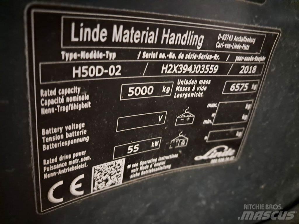 Linde H50D-02 Dizel forkliftler