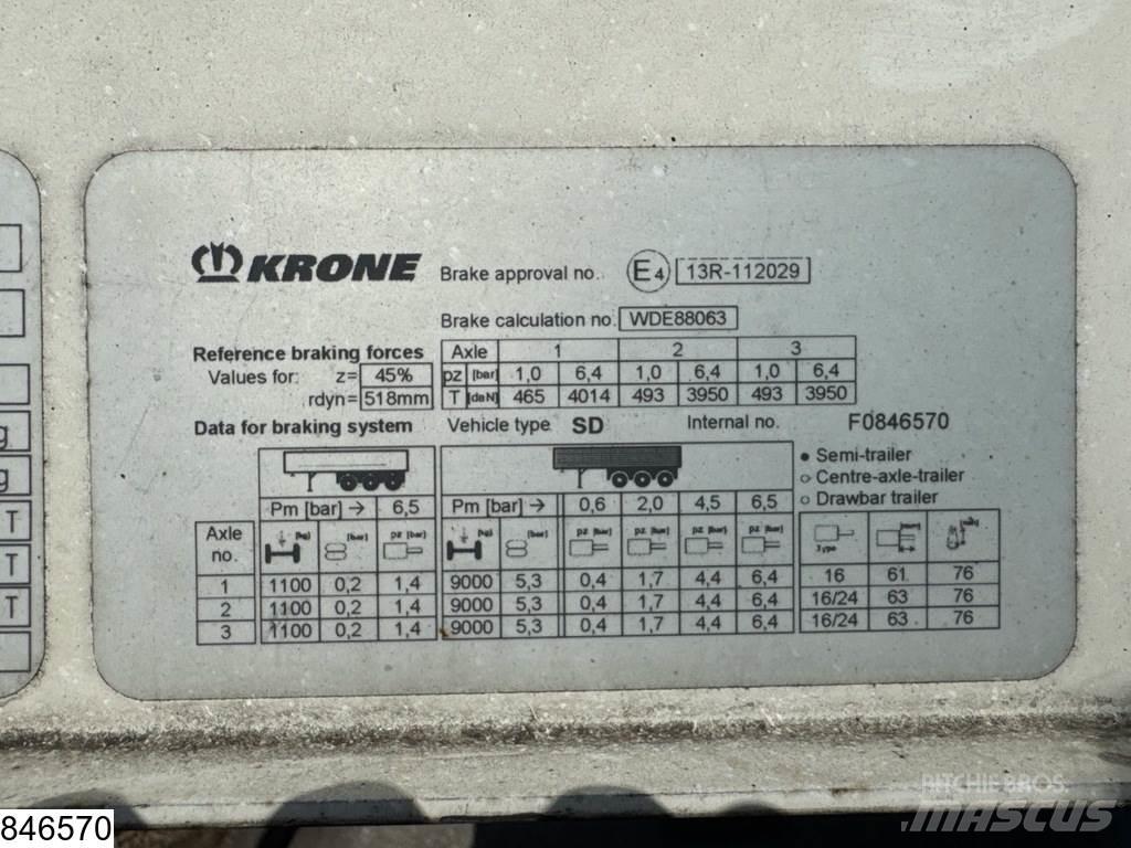 Krone Tautliner Perdeli yari çekiciler