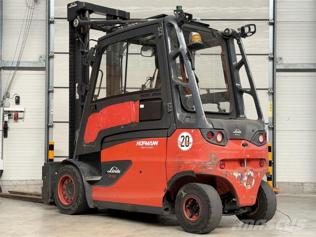 Linde E50HL-01 Elektrikli forkliftler
