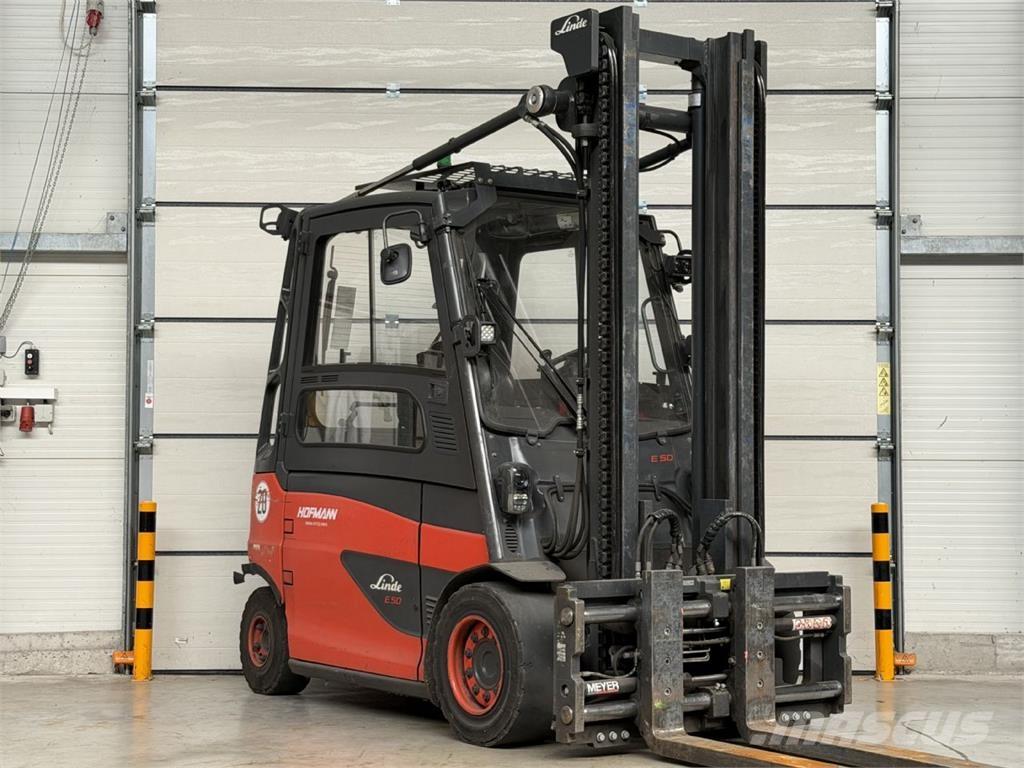 Linde E50HL-01 Elektrikli forkliftler