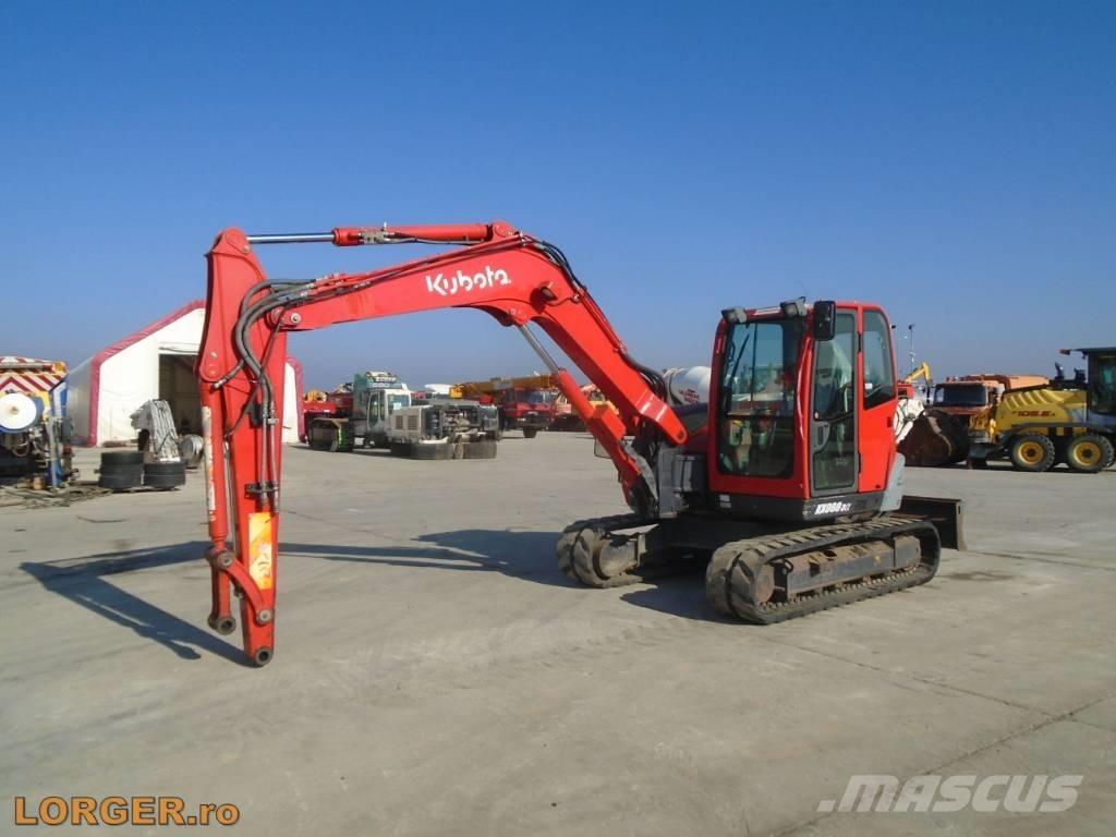 Kubota KX 080-3 Paletli ekskavatörler