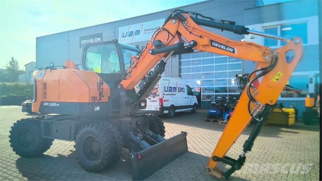 Develon DX100W-7 Lastik tekerli ekskavatörler