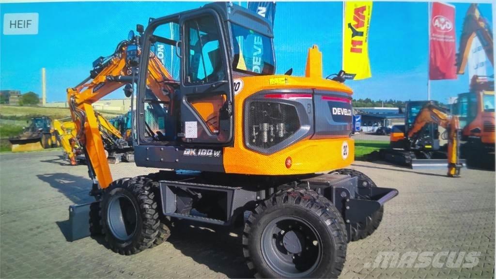 Develon DX100W-7 Lastik tekerli ekskavatörler