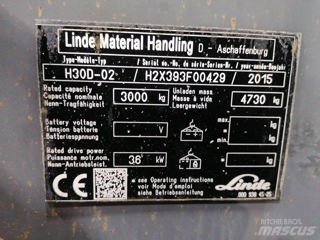 Linde H30D-02 Dizel forkliftler