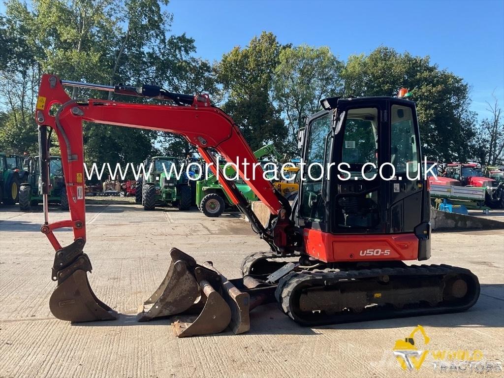 Kubota U 50-5 Mini ekskavatörler, 7 tona dek