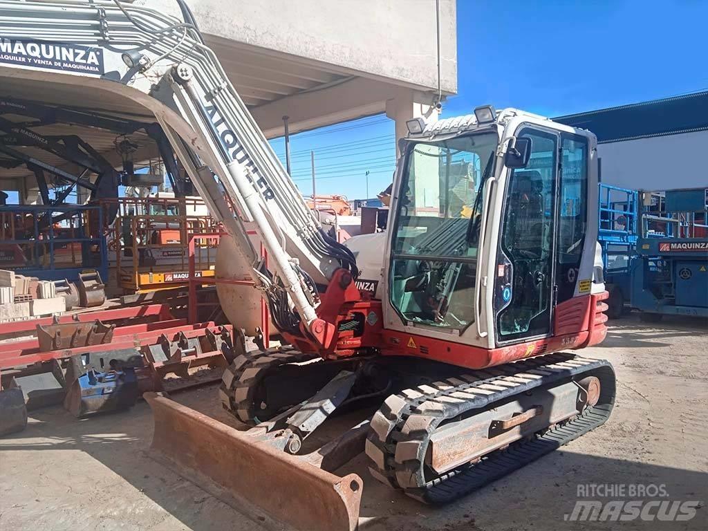 Takeuchi TB290 Mini ekskavatörler, 7 tona dek