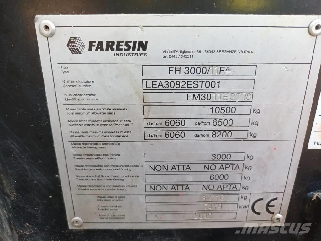 Faresin 11.30 Teleskopik yükleyiciler