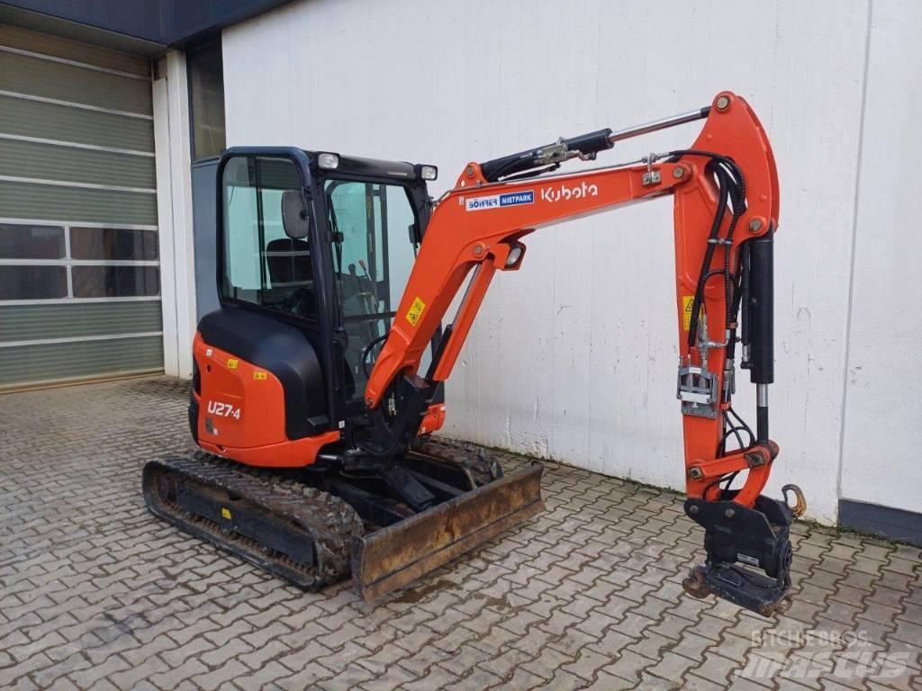 Kubota U 27-4 Mini ekskavatörler, 7 tona dek