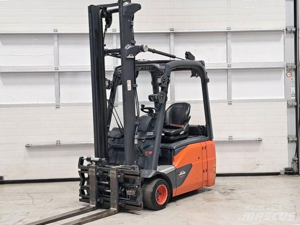 Linde E18-02 Elektrikli forkliftler