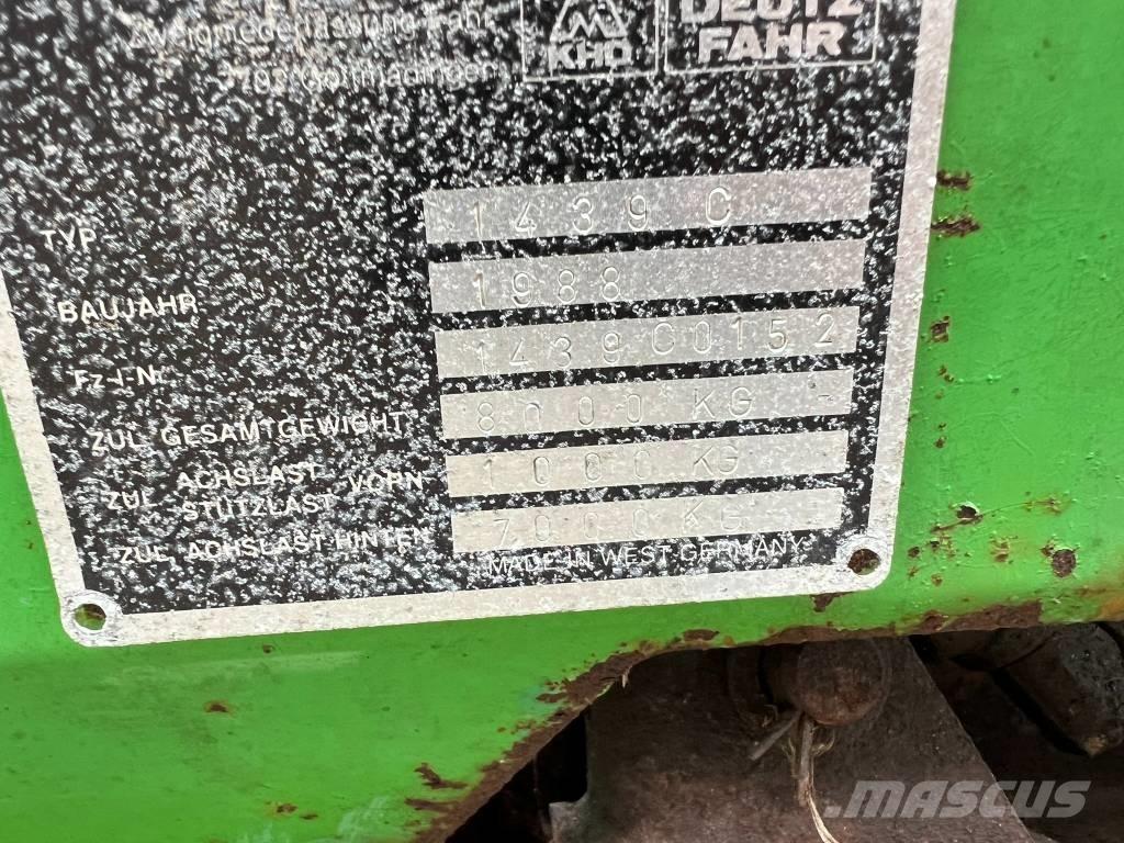 Deutz-Fahr FE 6.37 Kendi yükler römorklar