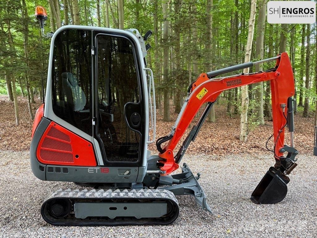 Wacker Neuson ET 18 Mini ekskavatörler, 7 tona dek
