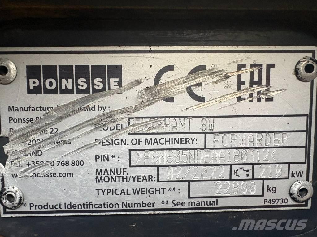 Ponsse Elephant Tomruk yükleyici traktörler