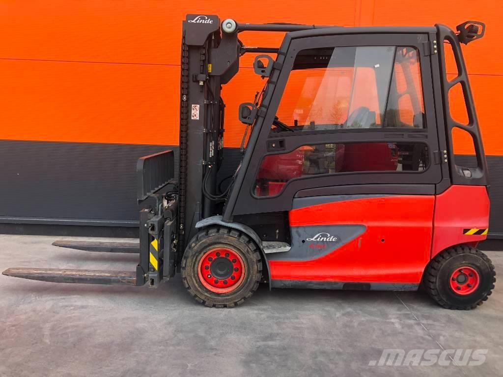 Linde E 50/600 HL Elektrikli forkliftler