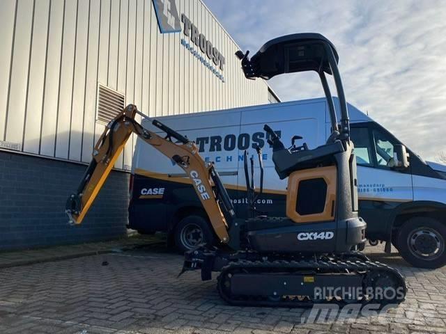 CASE CX14D Mini ekskavatörler, 7 tona dek