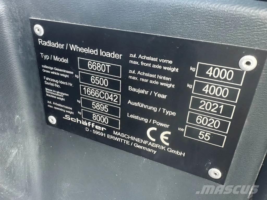Schäffer 6080T Teleskopik tekerlekli yükleyiciler