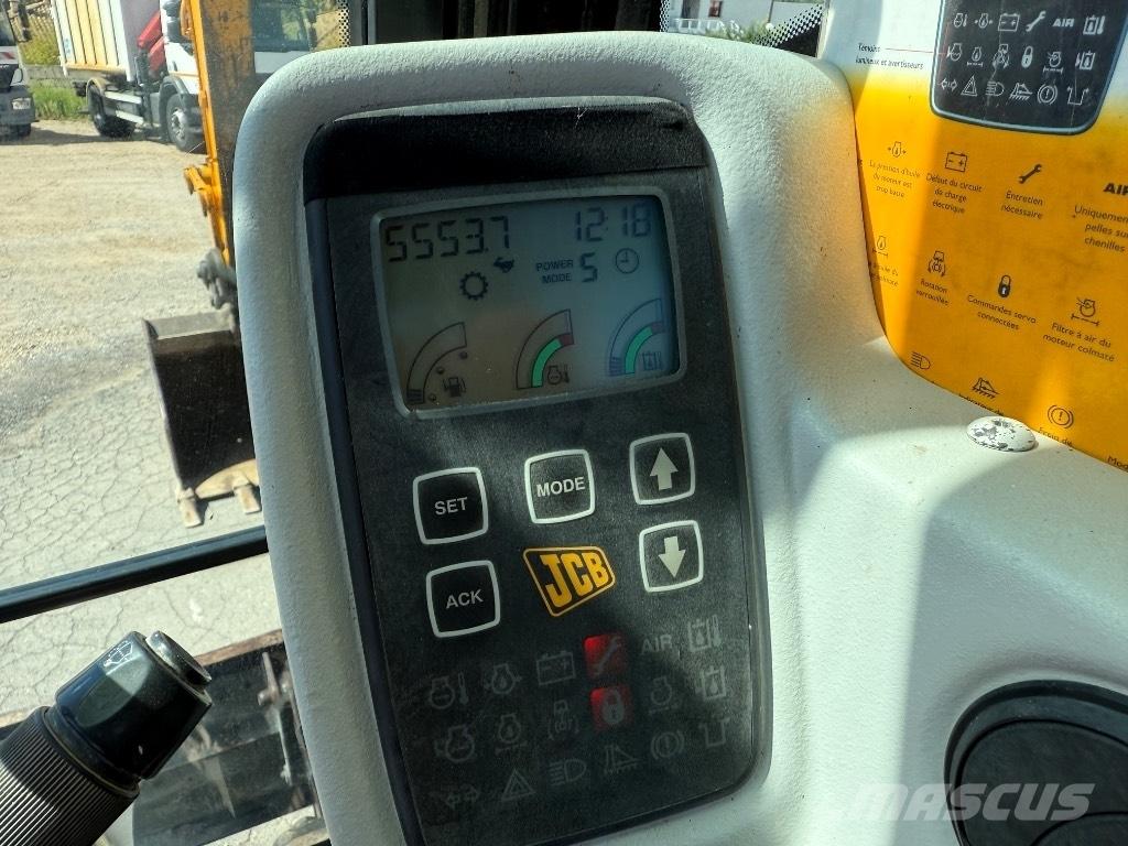 JCB JS 145 W Lastik tekerli ekskavatörler