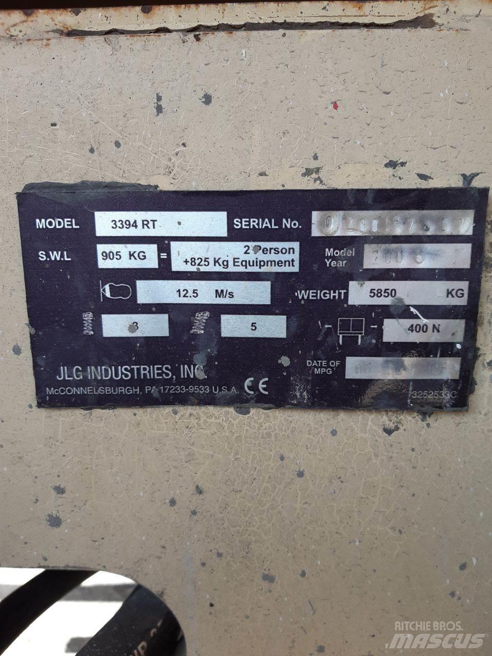 JLG 3394RT Makasli platformlar